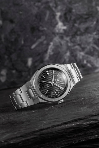 Nivada Grenchen F77 MK 2 Black Date 69011A77
