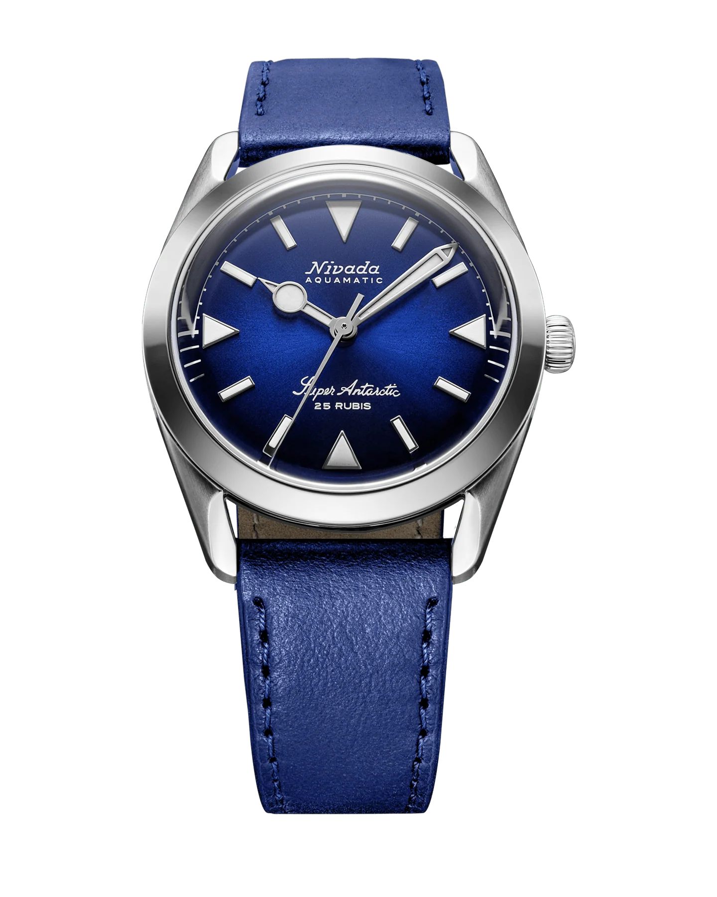 Lederband Blau