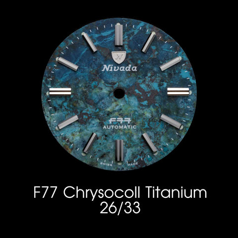 Nivada Grenchen F77 Titanium Chrysocoll Special Edition