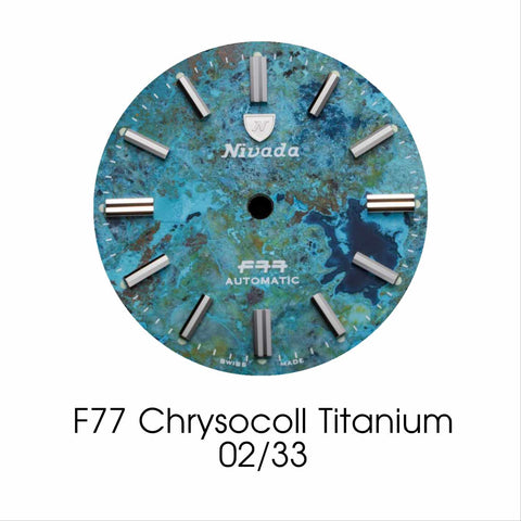 Nivada Grenchen F77 Titanium Chrysocoll Special Edition
