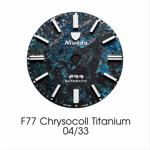 Nivada Grenchen F77 Titanium Chrysocoll Special Edition