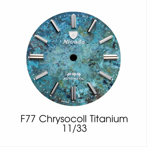Nivada Grenchen F77 Titanium Chrysocoll Special Edition