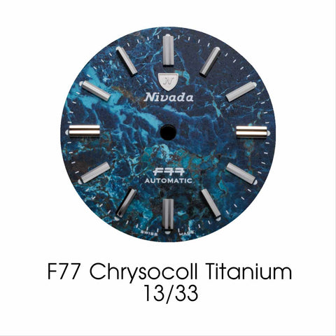 Nivada Grenchen F77 Titanium Chrysocoll Special Edition