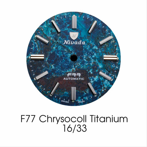 Nivada Grenchen F77 Titanium Chrysocoll Special Edition