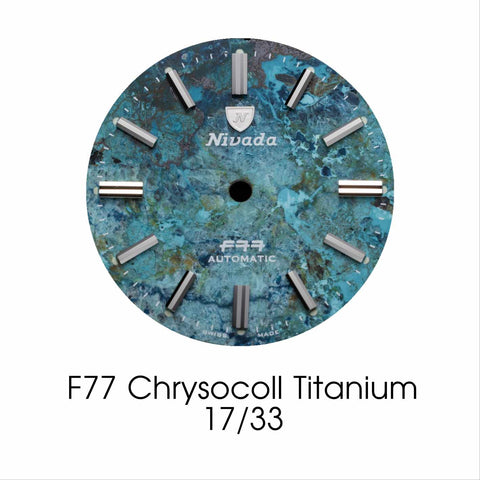 Nivada Grenchen F77 Titanium Chrysocoll Special Edition