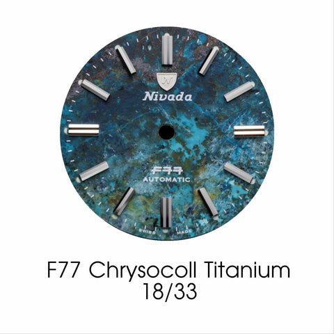 Nivada Grenchen F77 Titanium Chrysocoll Special Edition