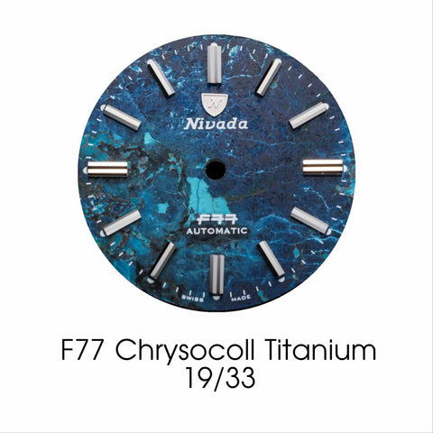 Nivada Grenchen F77 Titanium Chrysocoll Special Edition