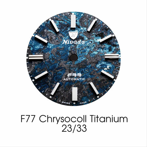 Nivada Grenchen F77 Titanium Chrysocoll Special Edition