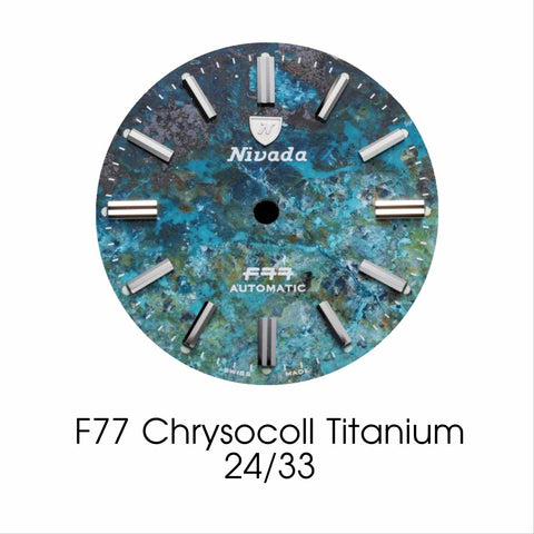 Nivada Grenchen F77 Titanium Chrysocoll Special Edition