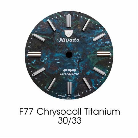 Nivada Grenchen F77 Titanium Chrysocoll Special Edition