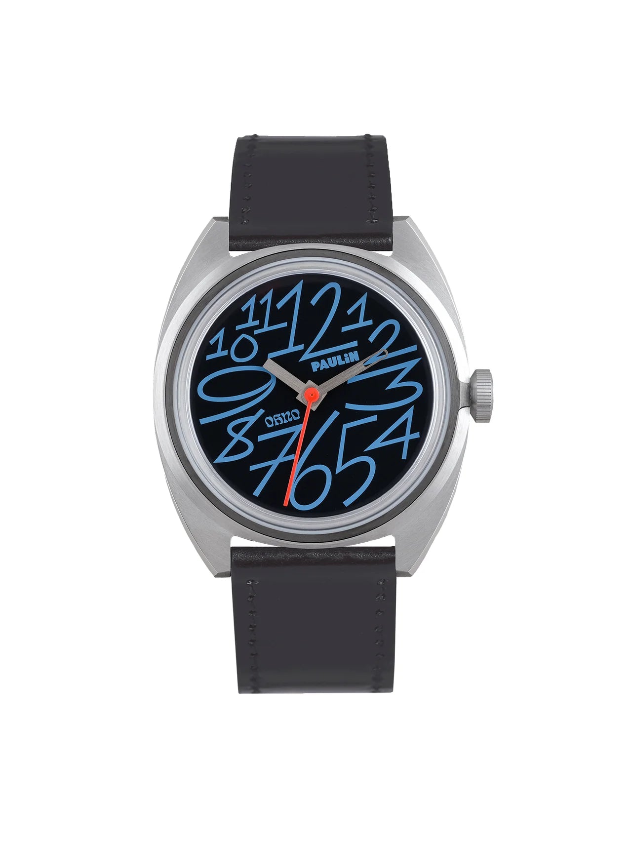 Black leather strap - S