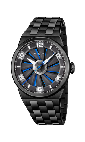Perrelet Turbine Evo Black-Blue A4063