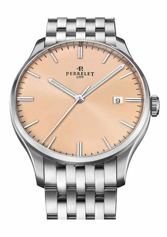 Perrelet Weekend 3-Hands Salmon A1300/F