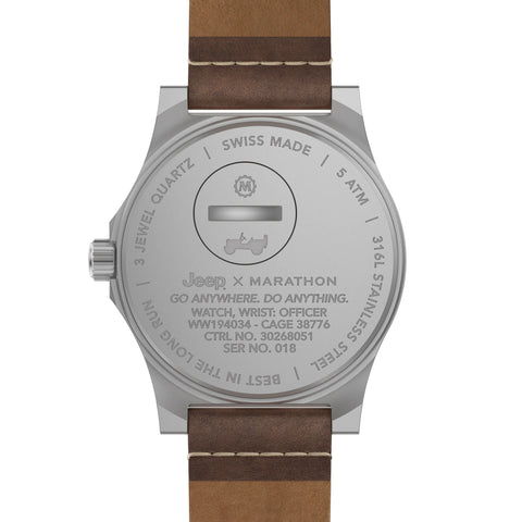 MARATHON 41mm Jeep® Willys SSGPQ (Officer's Quartz) - WW194034SS
