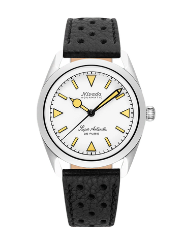 Nivada Grenchen Super Antarctic White - Beige Luminova 32064A