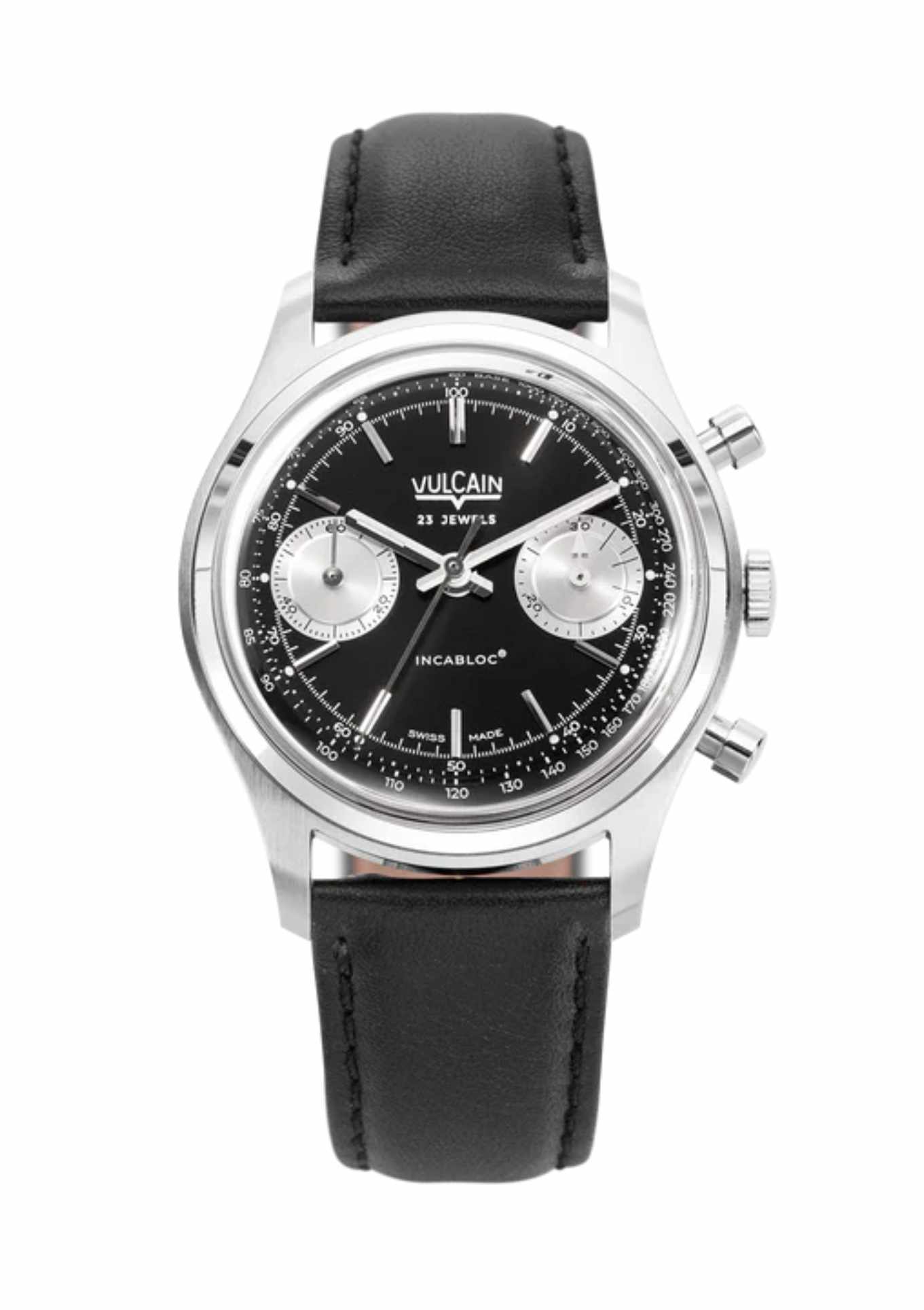 Black leather strap