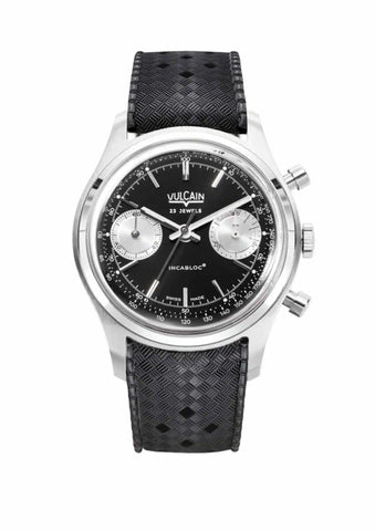 Vulcain Chronograph Black-Silver
