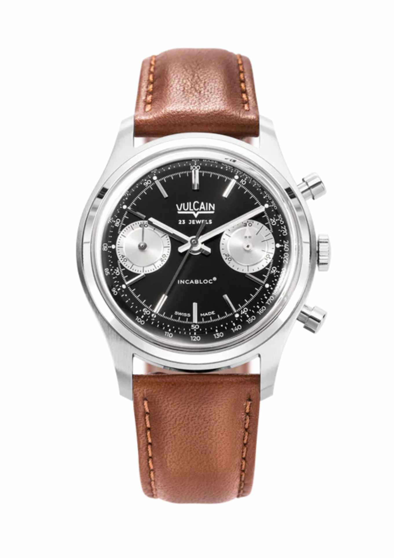 Brown leather strap