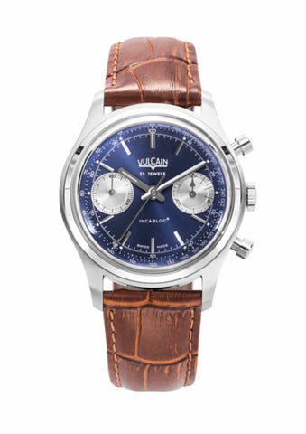 Vulcain Chronograph Blue