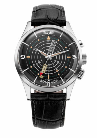 Vulcain Nautical - Black Beige Patina - Sapphire Crystal