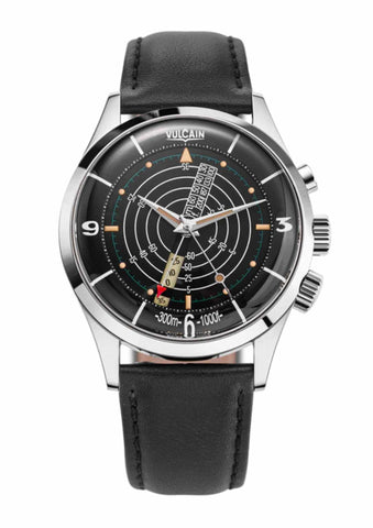 Vulcain Nautical - Black Beige Patina - Sapphire Crystal