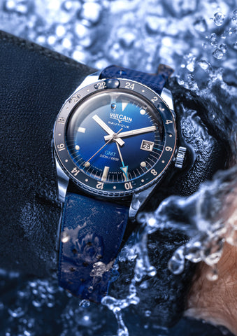 Vulcain Skindiver Nautique GMT Blue Limited Edition 680174B37