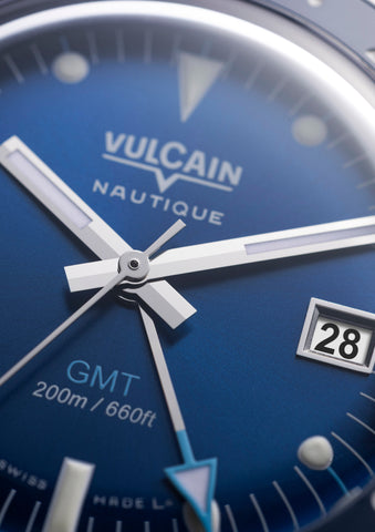 Vulcain Skindiver Nautique GMT Blue Limited Edition 680174B37