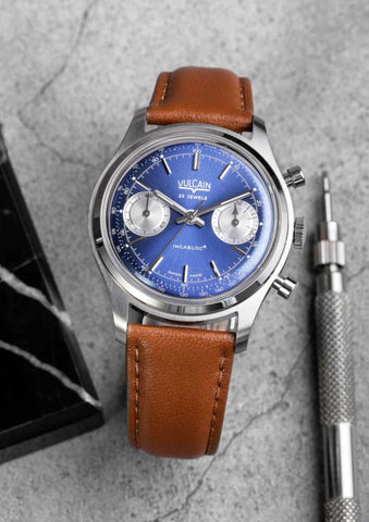 Vulcain Chronograph Blue