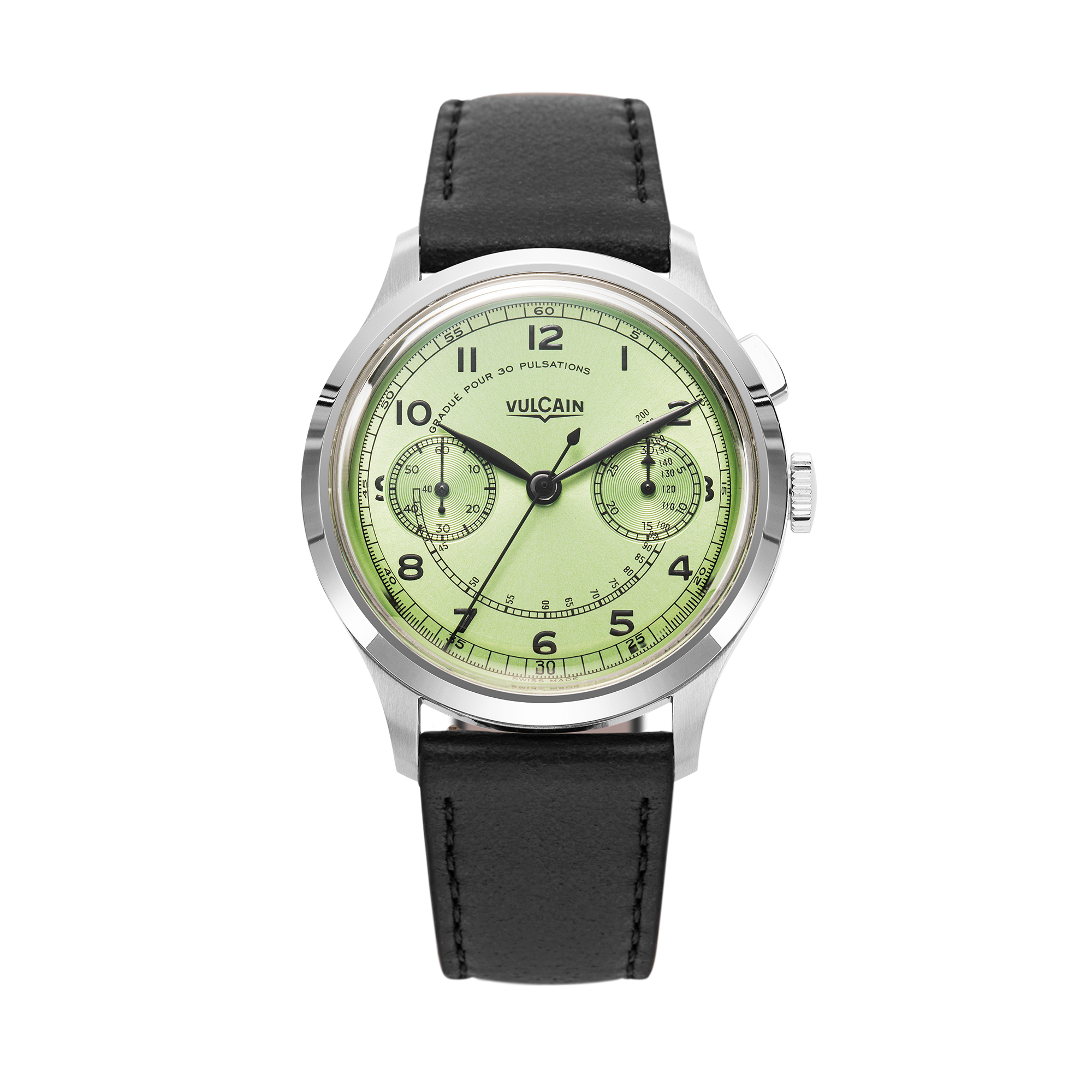 Black leather strap