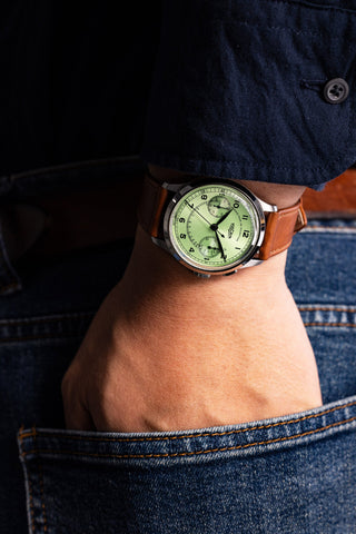 Vulcain Monopusher Green 650167A98