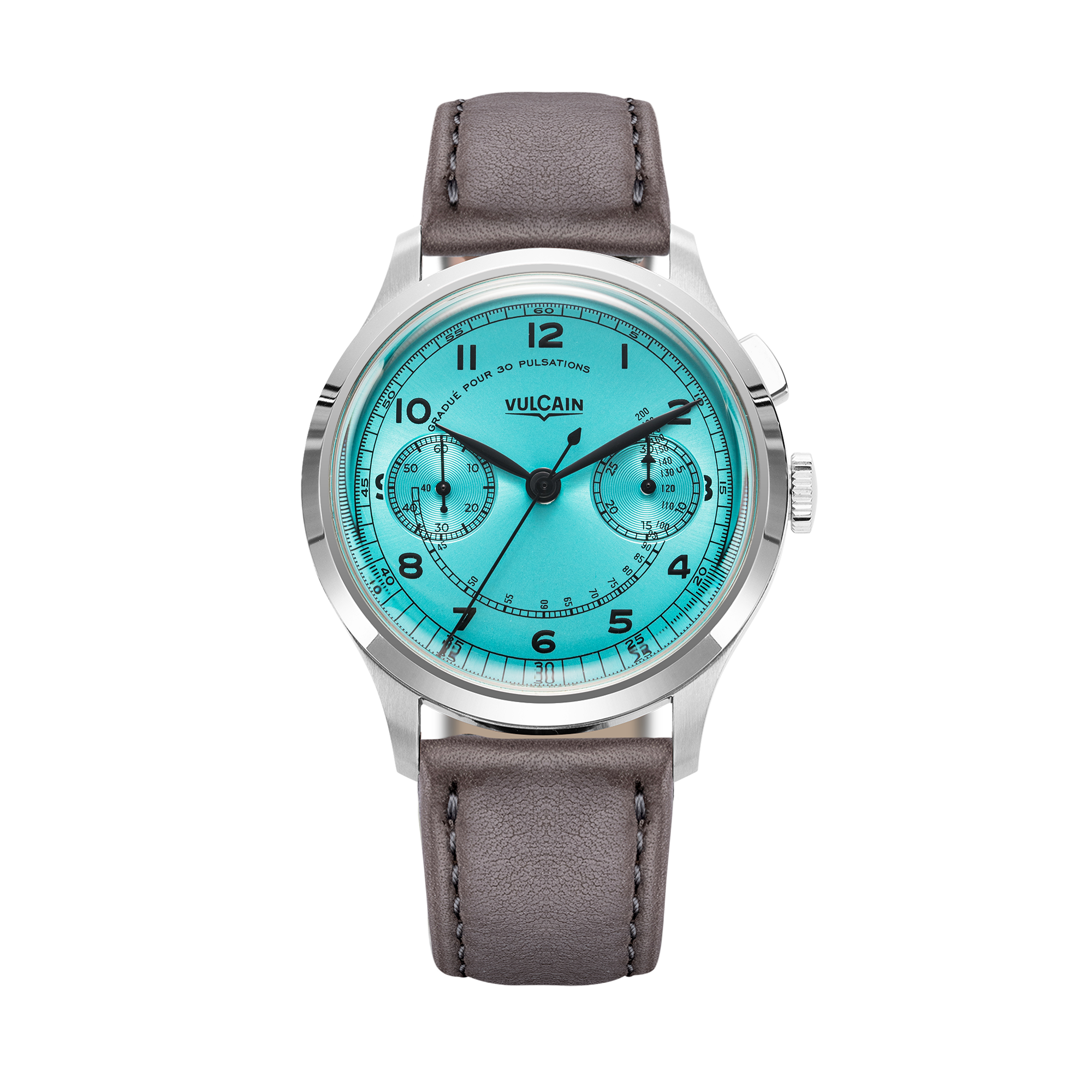 Gray leather strap