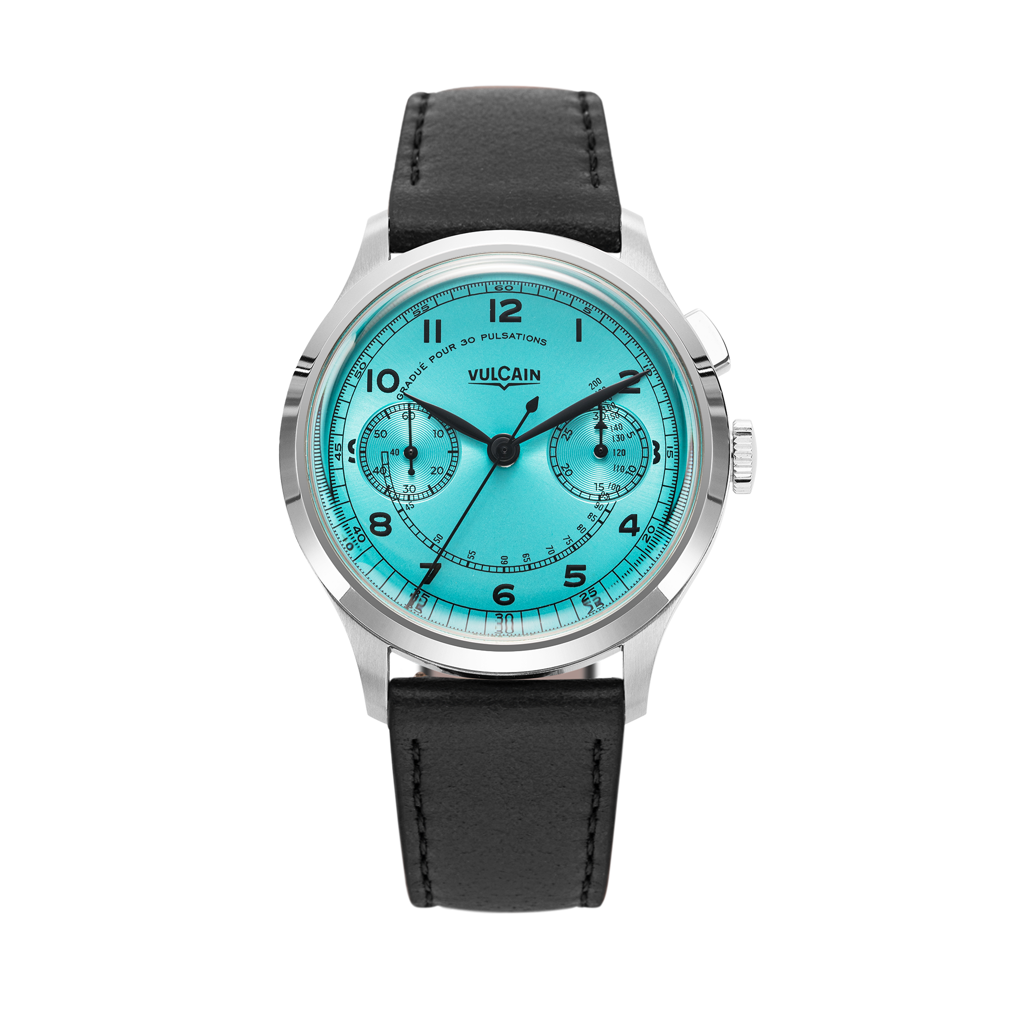 Black leather strap