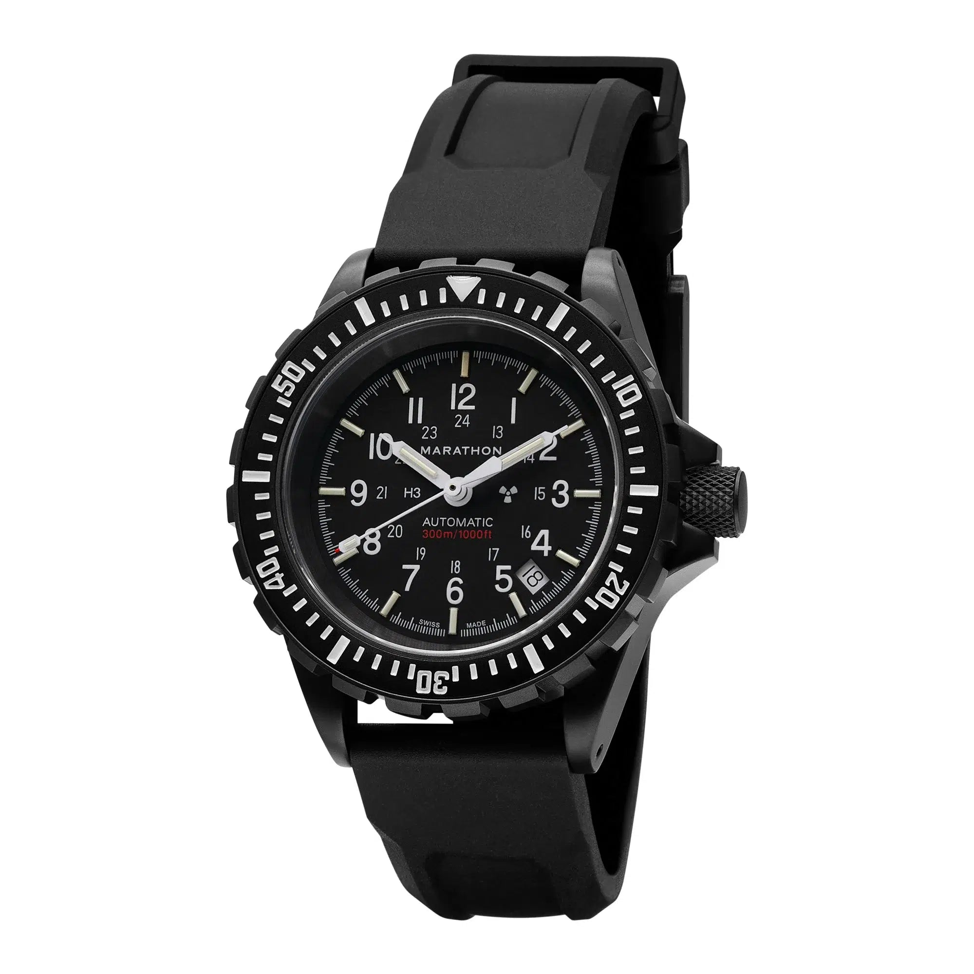 Black rubber strap