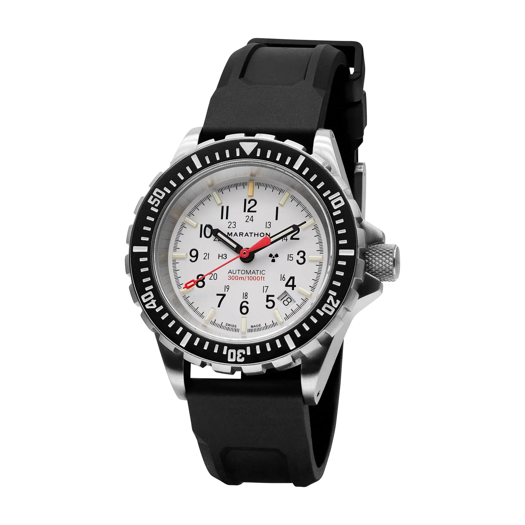 Black rubber strap