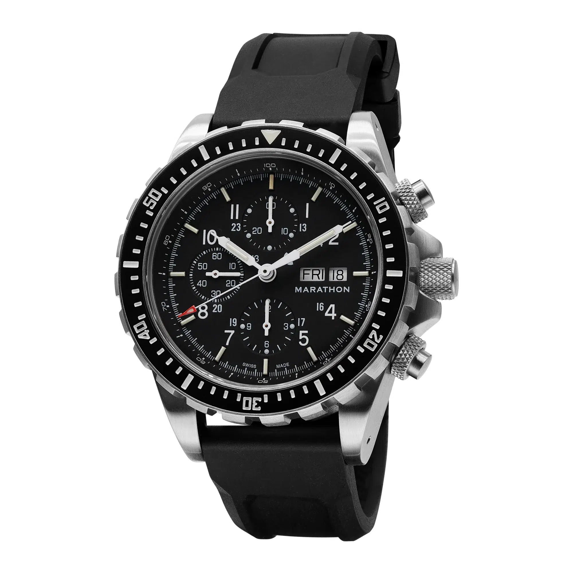 Black rubber strap