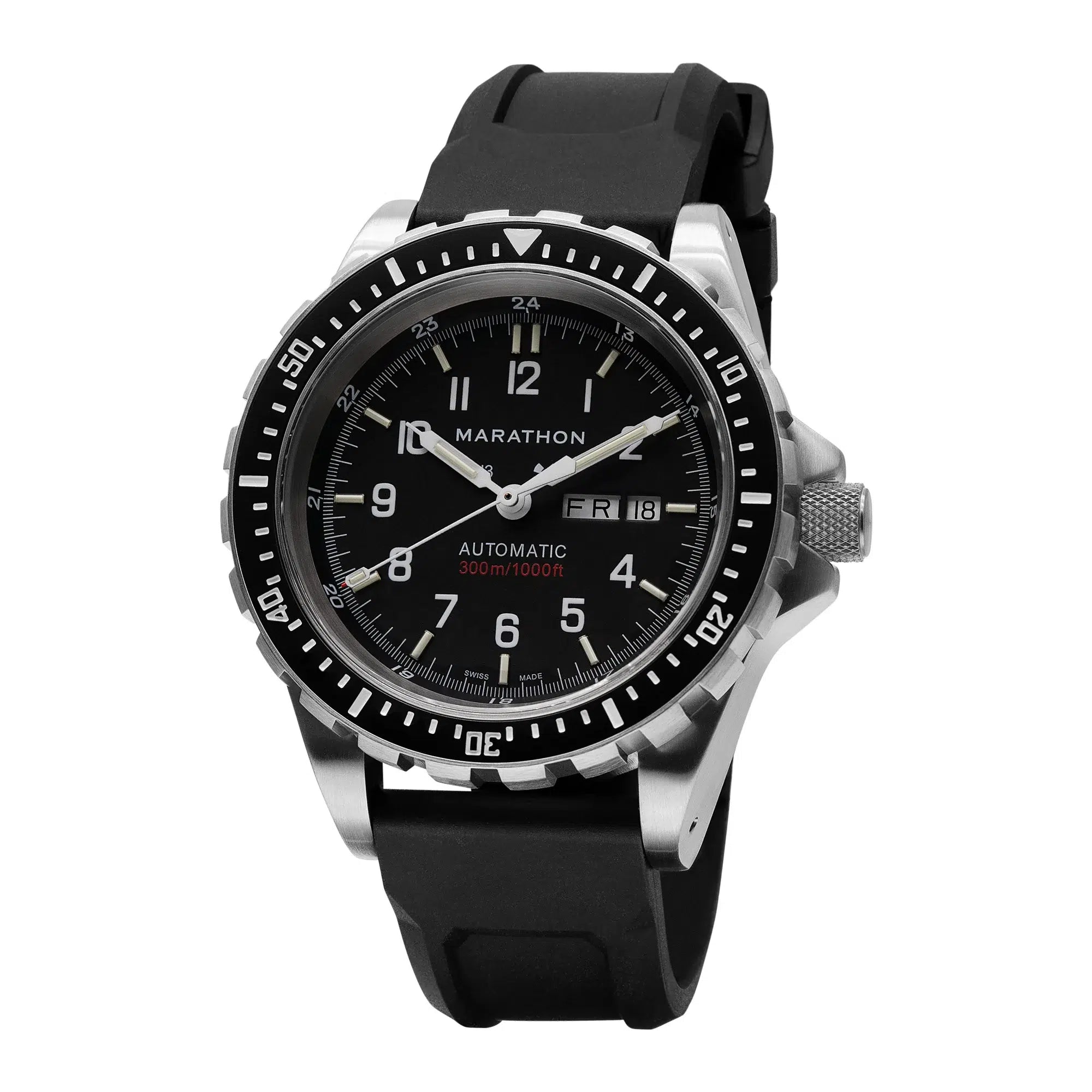 Black rubber strap
