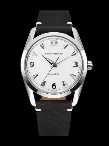 Nivada Grenchen Antarctic 35mm White - White Lume 35005M