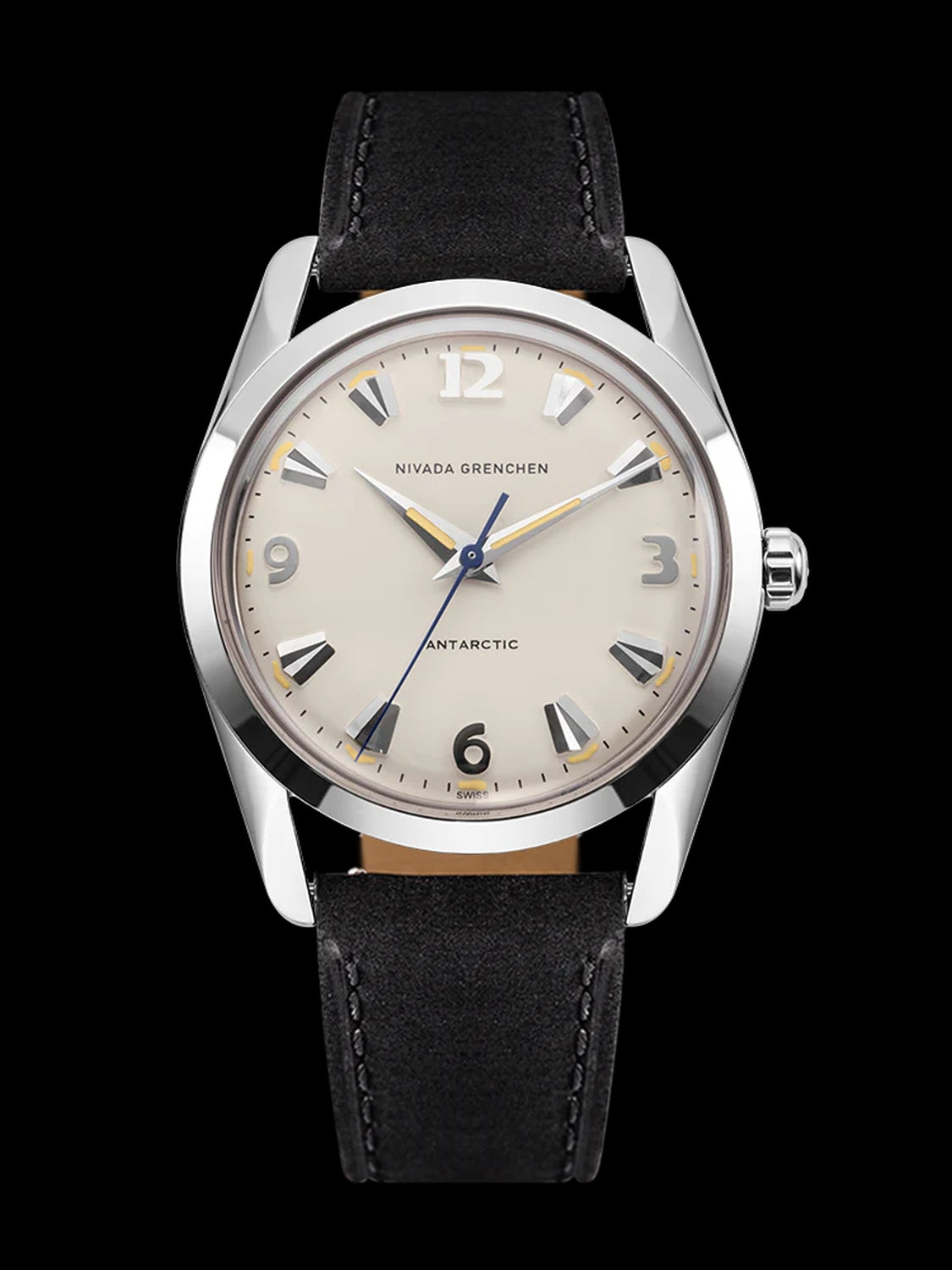 Black leather strap