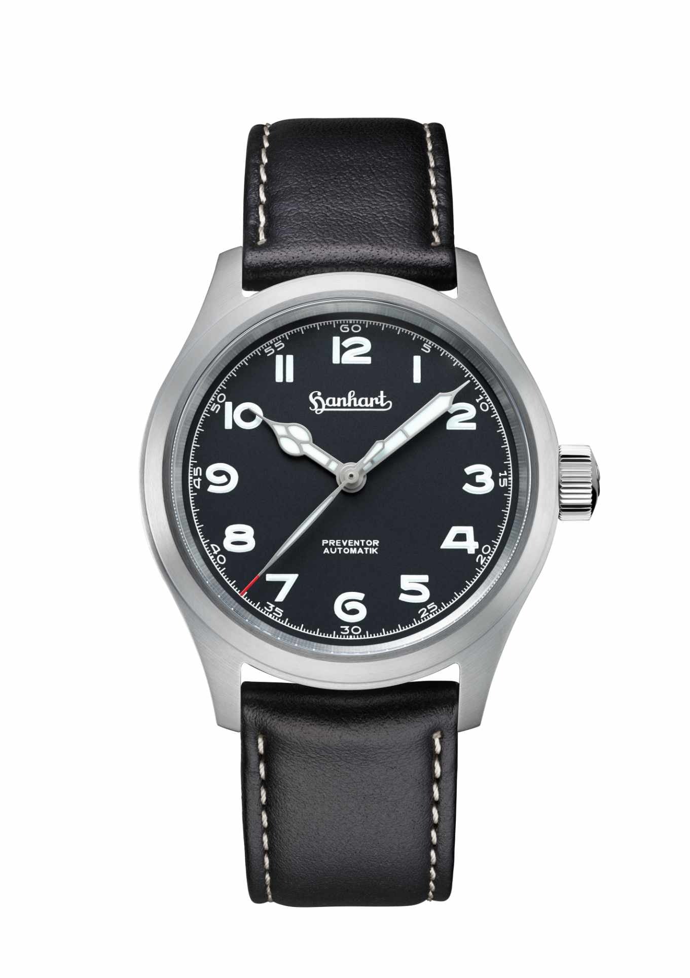 leather strap Schwarz.M