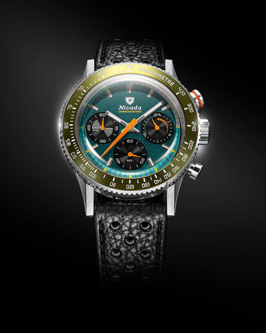 Nivada Grenchen Chronoking Mecaquarz Racing Green 87051Q