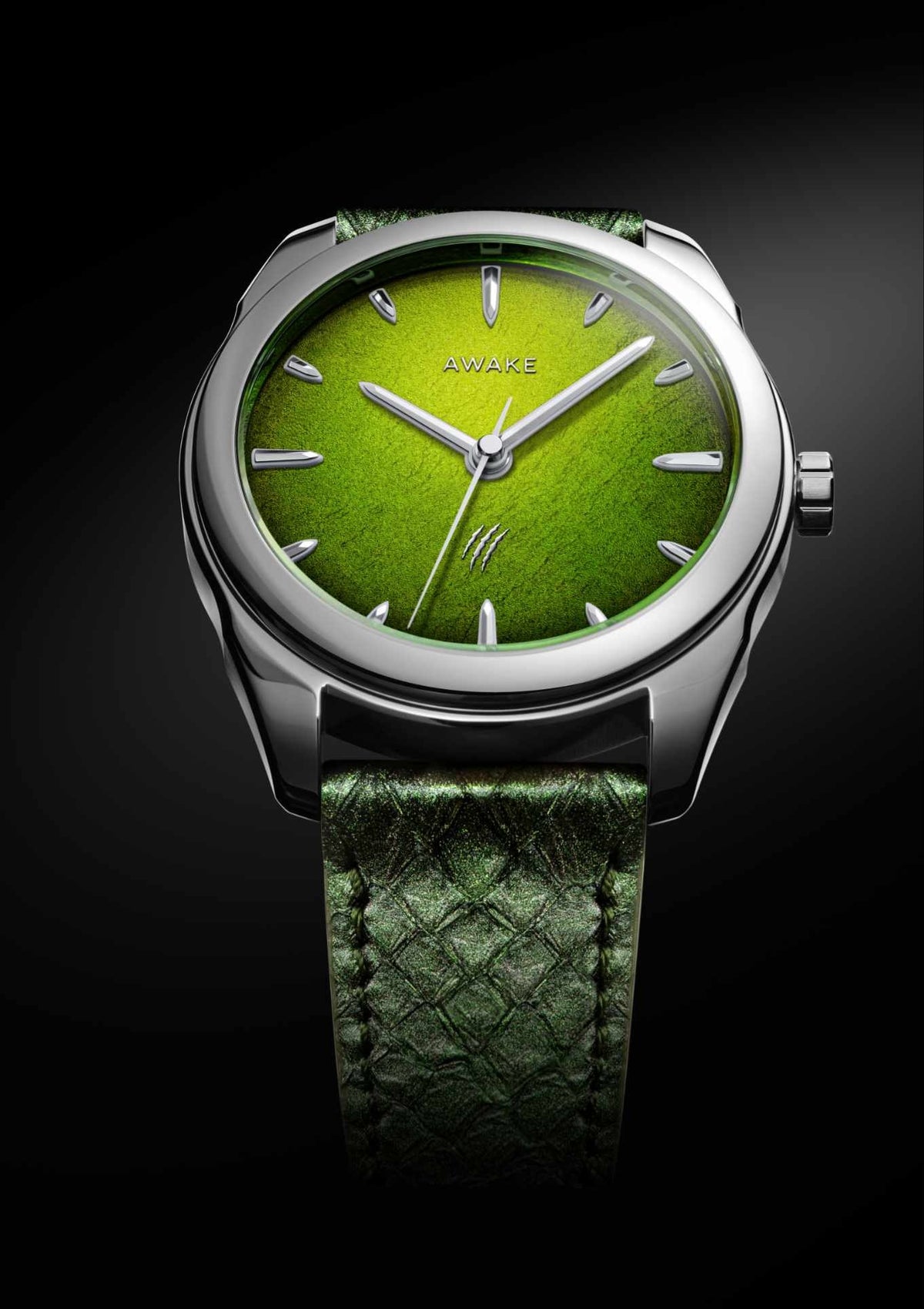 Awake-sơn-mai-silver-leaf-jurassic-watch-raptors-limited-edition 10