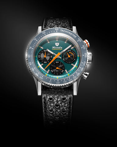 Nivada Grenchen Chronoking Mecaquarz Racing Green 87051Q