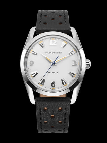 Nivada Grenchen Antarctic 35mm White - White Lume 35005M