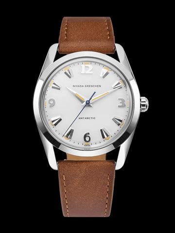 Nivada Grenchen Antarctic 35mm White - White Lume 35005M