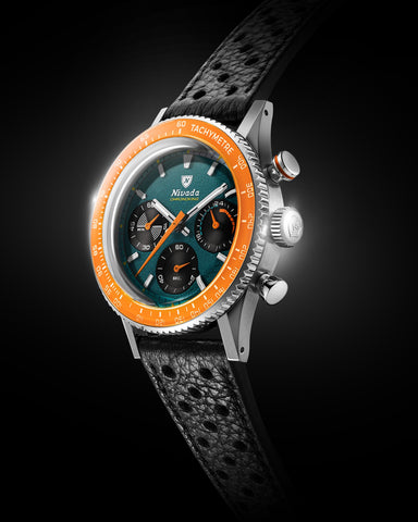 Nivada Grenchen Chronoking Mecaquarz Racing Green 87051Q