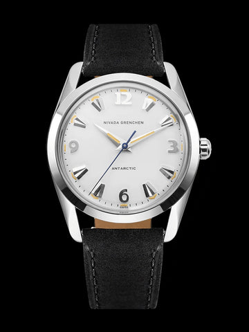 Nivada Grenchen Antarctic 35mm White - White Lume 35005M