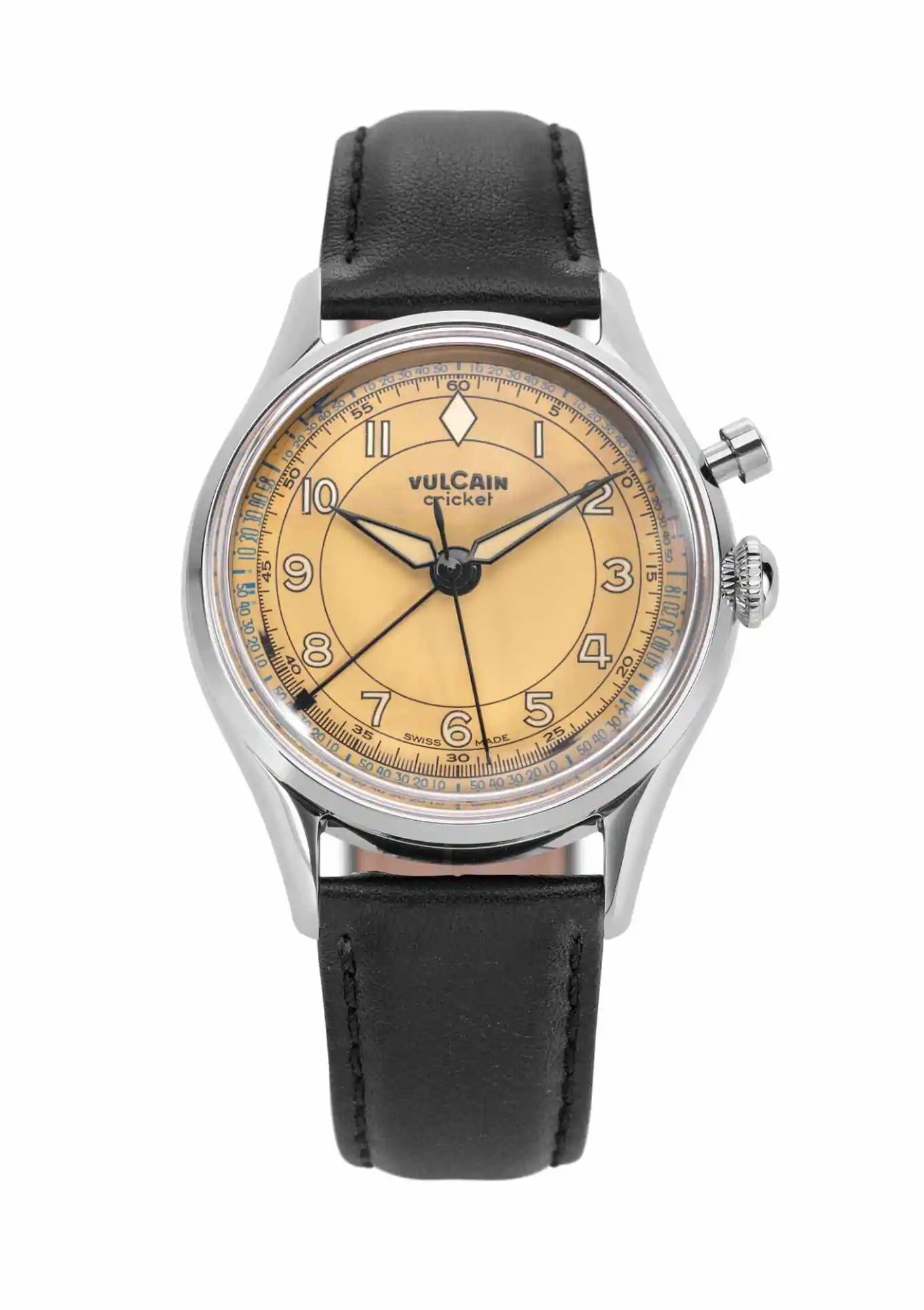 Closed Caseback Black Leather Strap