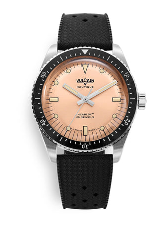 Vulcain Skindiver Nautique Salmon - Beige Lume 660170B87