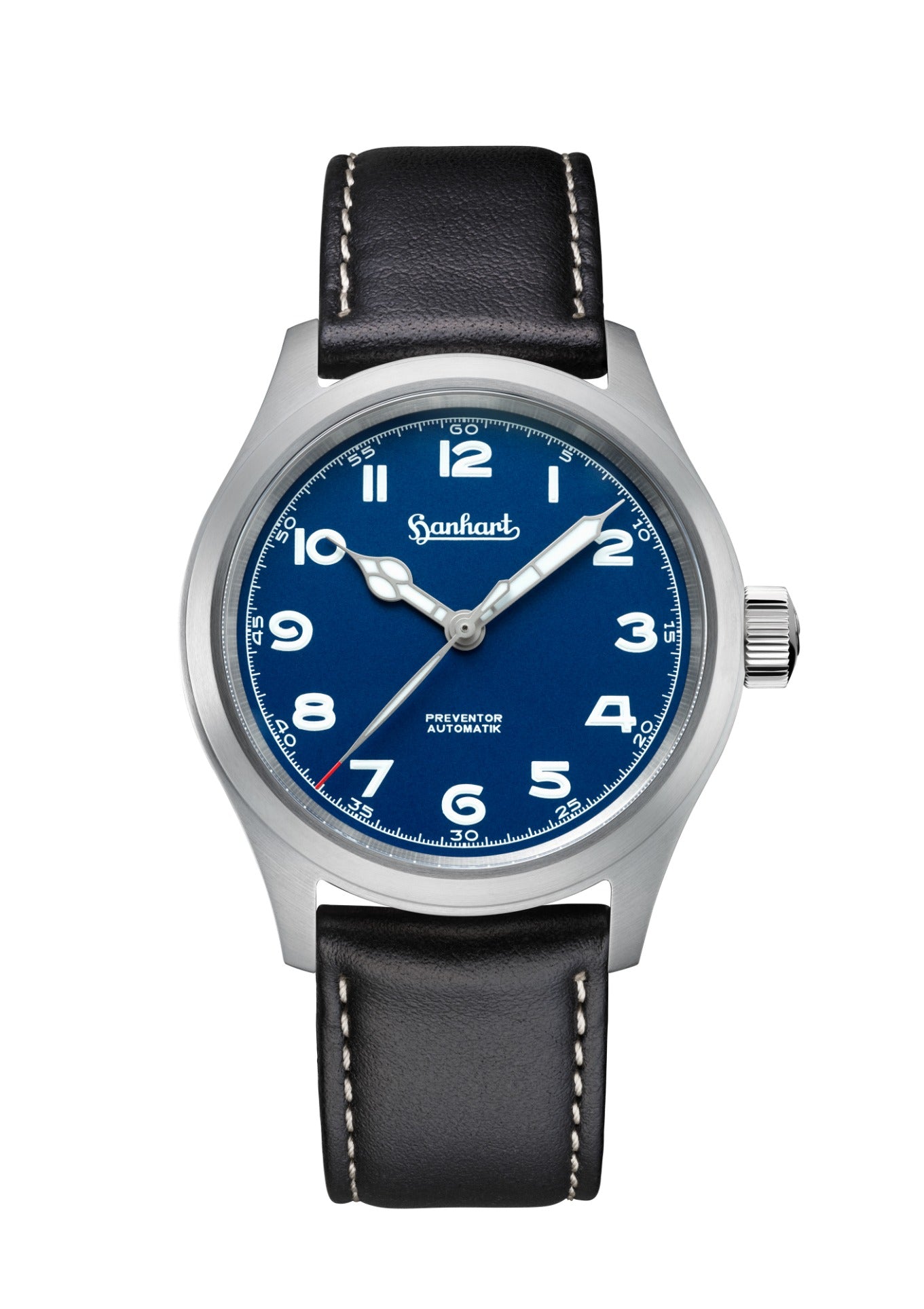 Lederband Schwarz M