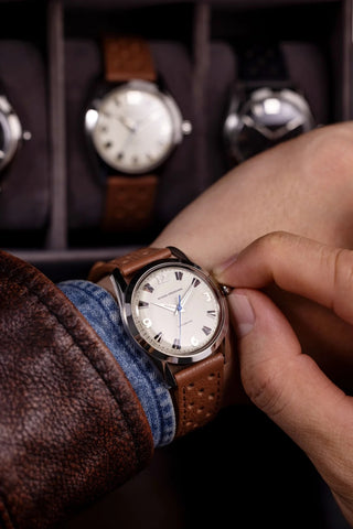 Nivada Grenchen Antarctic 35mm Eggshell - Beige Lume 35001M
